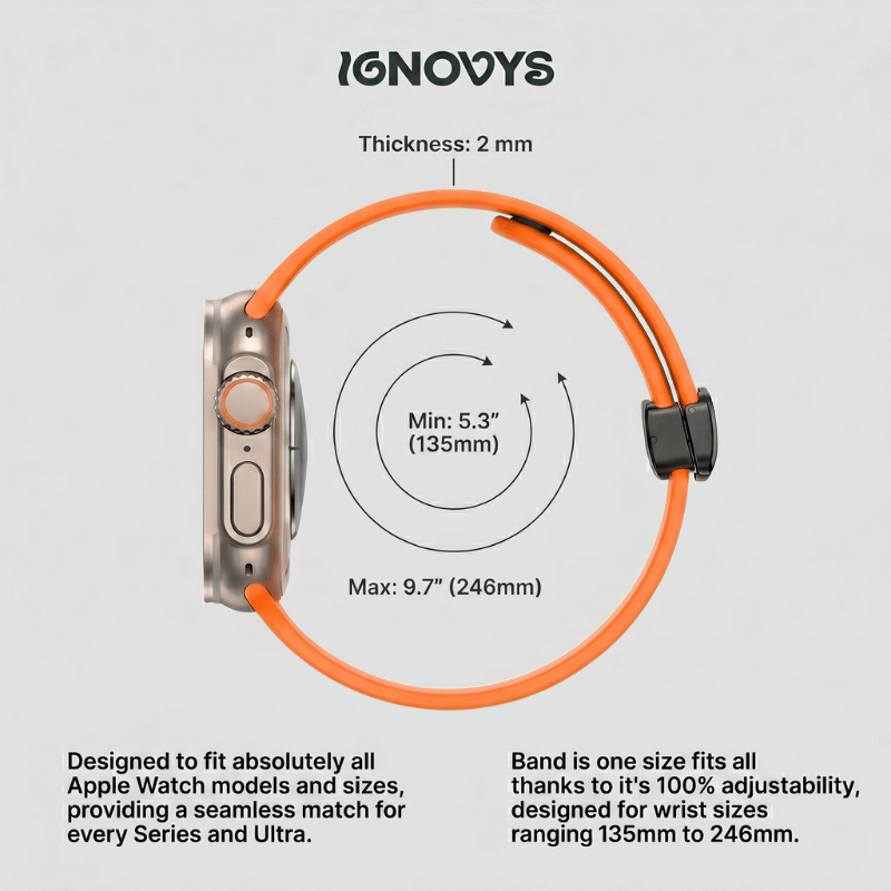 FlexiFit™ Magnetic Band for Apple Watch