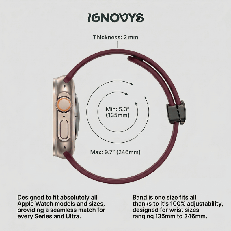 FlexiFit™ Magnetic Band for Apple Watch