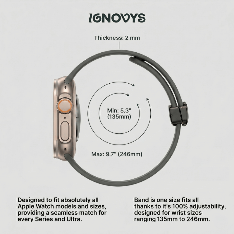 FlexiFit™ Magnetic Band for Apple Watch