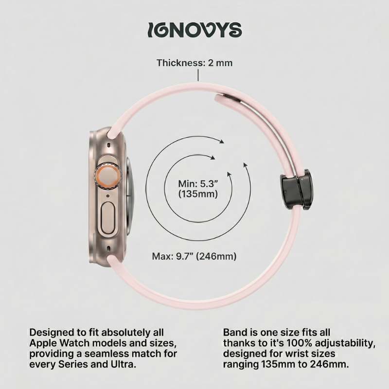 FlexiFit™ Magnetic Band for Apple Watch