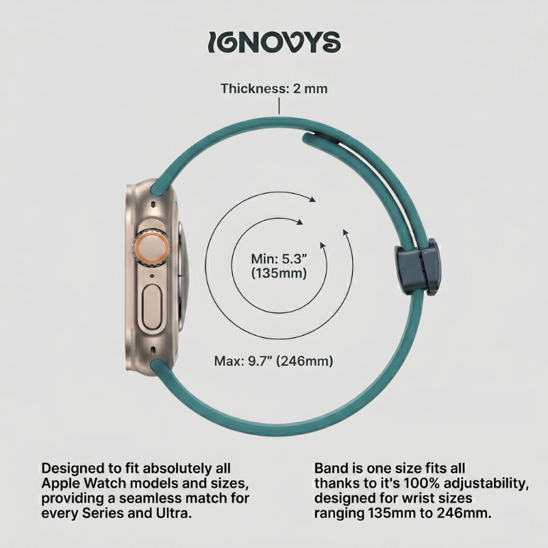 FlexiFit™ Magnetic Band for Apple Watch