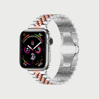 Silver + Rose Gold