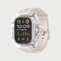 Clear Case + White Strap