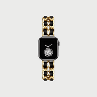 Gold (Black leather)