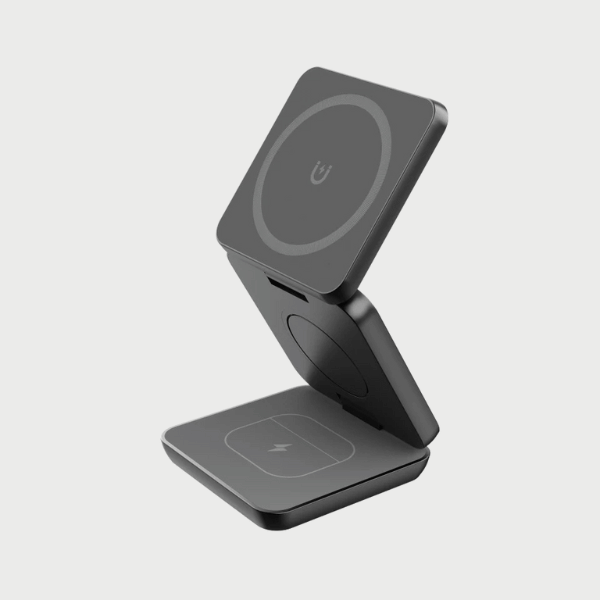 3-in-1 Foldable Wireless Charger – Travel-Ready Convenience