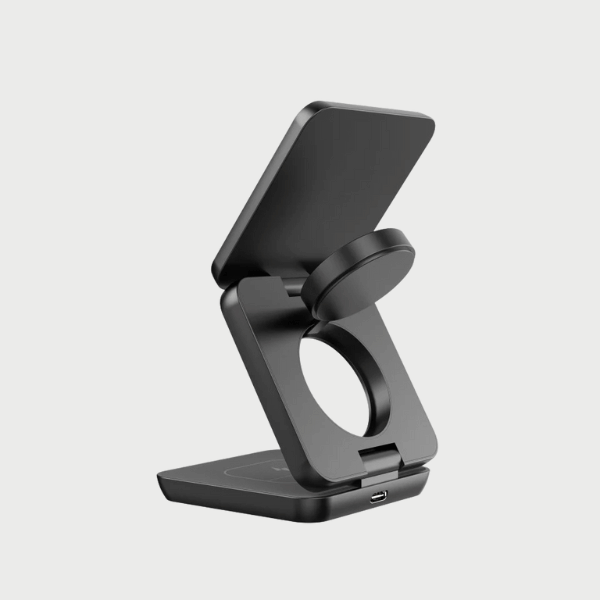 3-in-1 Foldable Wireless Charger – Travel-Ready Convenience