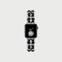 Silver (Black leather)