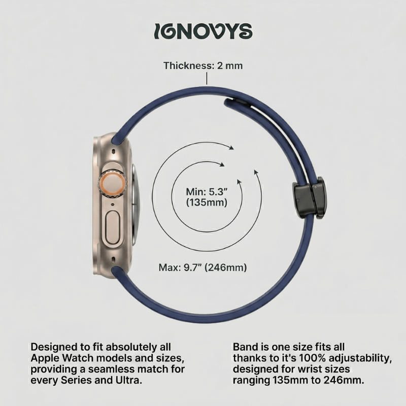 FlexiFit™ Magnetic Band for Apple Watch