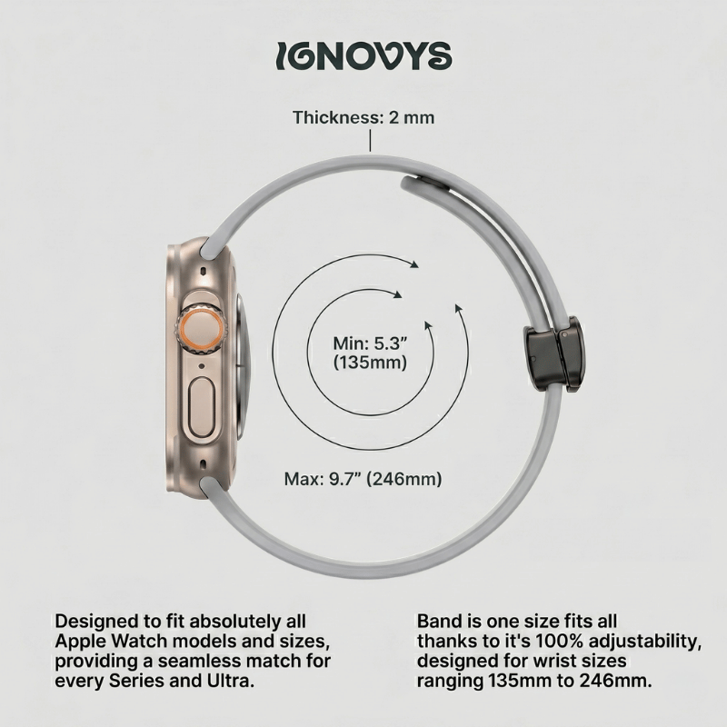 FlexiFit™ Magnetic Band for Apple Watch