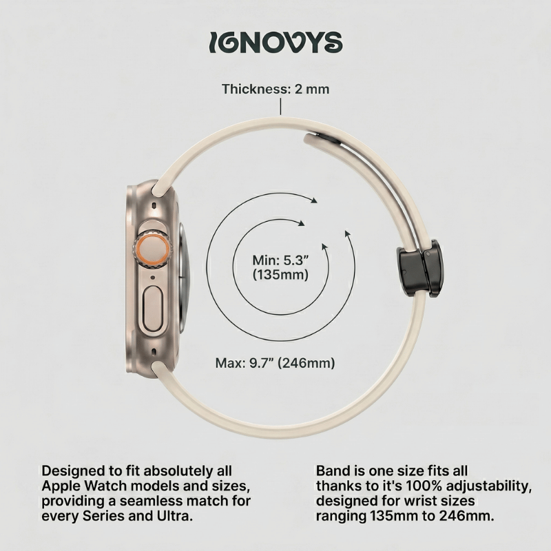 FlexiFit™ Magnetic Band for Apple Watch