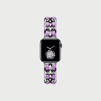 Silver (Purple leather)